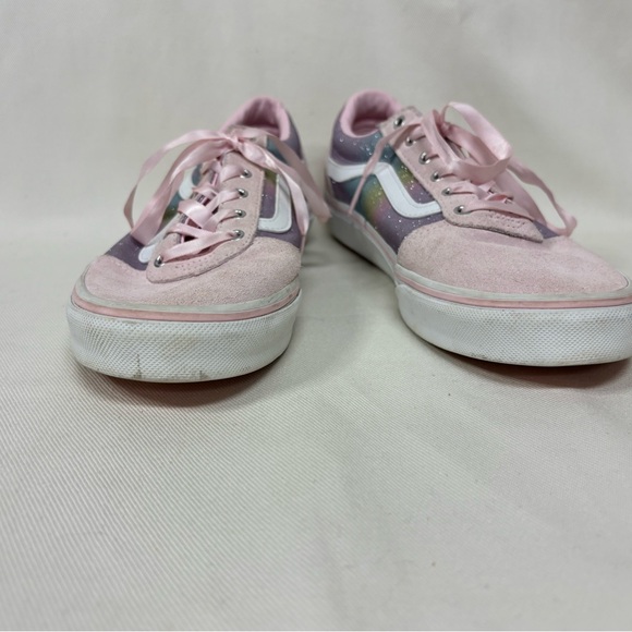 Vans Pink and Gray Glitter Sneakers - Picture 7 of 11